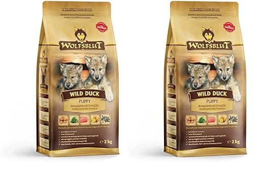 Wolfsblut Wild Duck Puppy, 2er Pack (1 x 2 kg) von Wolfsblut