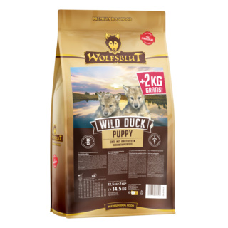 Wolfsblut | Wild Duck | Puppy | 12,5 kg + 2 kg Wolfsblut | Wild Duck | Puppy | 12,5 kg + 2 kg von Wolfsblut