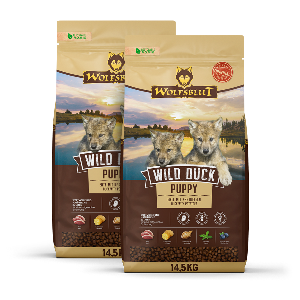 Wolfsblut | Wild Duck | Puppy | 2 x 14,5 kg Wolfsblut | Wild Duck | Puppy | 2 x 14,5 kg von Wolfsblut