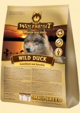 Wolfsblut Wild Duck SMALL Breed Trockenfutter für kleine Rassen mit Ente und Kartoffeln Sparpack 2 x 2 kg von Wolfsblut