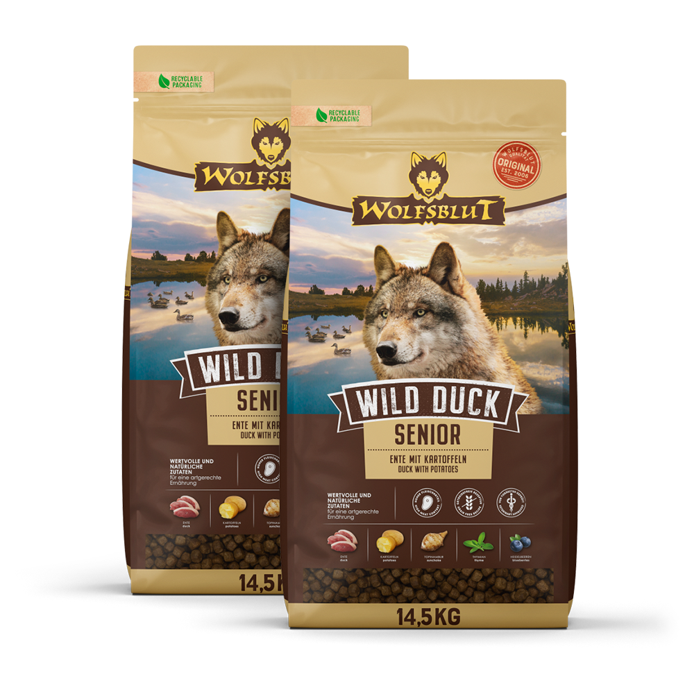 Wolfsblut | Wild Duck | Senior | 2 x 14,5 kg Wolfsblut | Wild Duck | Senior | 2 x 14,5 kg von Wolfsblut