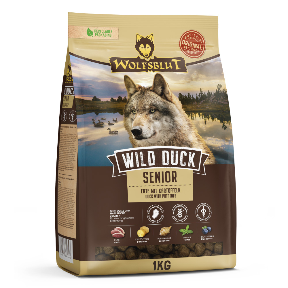 Wolfsblut | Wild Duck | Senior | 5 x 1 kg Wolfsblut | Wild Duck | Senior | 5 x 1 kg von Wolfsblut