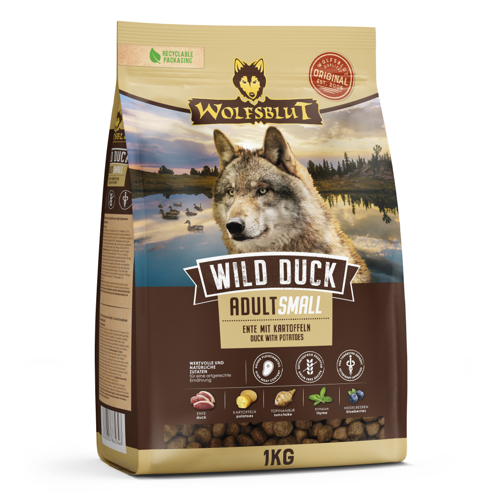 Wolfsblut | Wild Duck | Small Breed | 5 x 1 kg Wolfsblut | Wild Duck | Small Breed | 5 x 1 kg von Wolfsblut