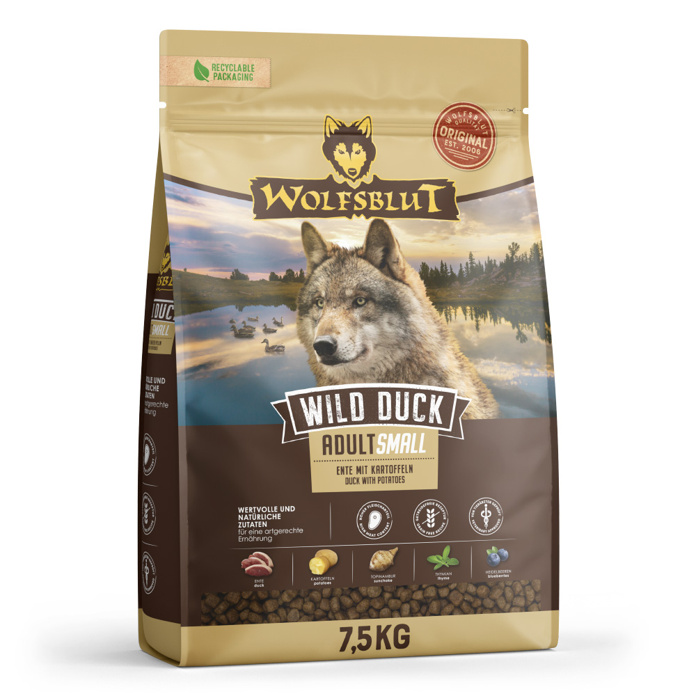 Wolfsblut | Wild Duck | Small Breed | 7,5 kg von Wolfsblut
