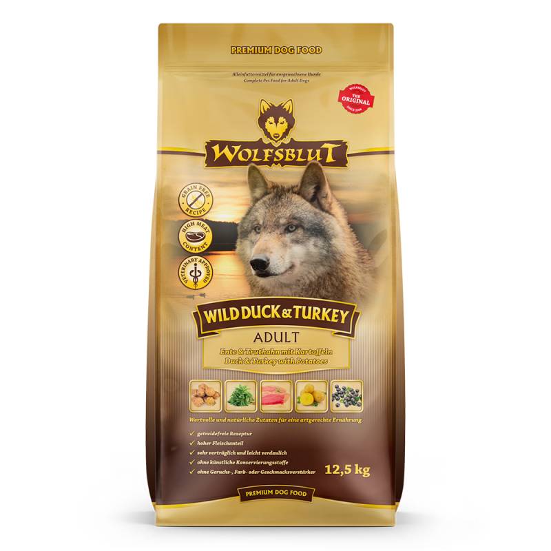 Wolfsblut | Wild Duck & Turkey | Adult | 12,5 kg von Wolfsblut