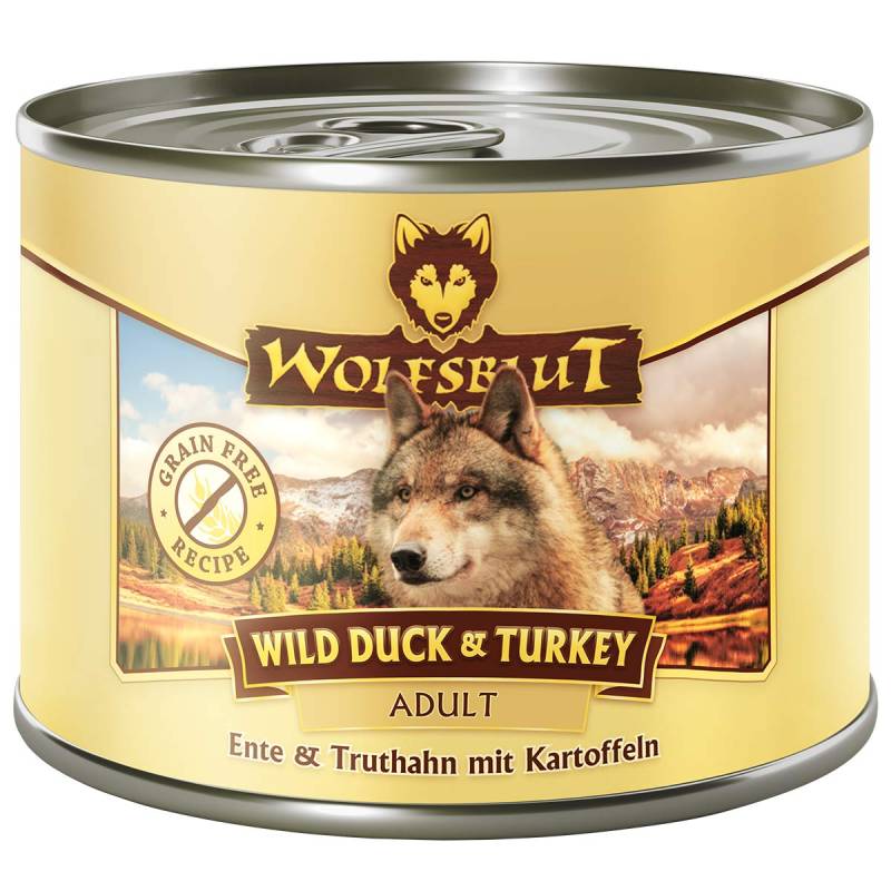 Wolfsblut Wild Duck & Turkey Adult 12x200g von Wolfsblut