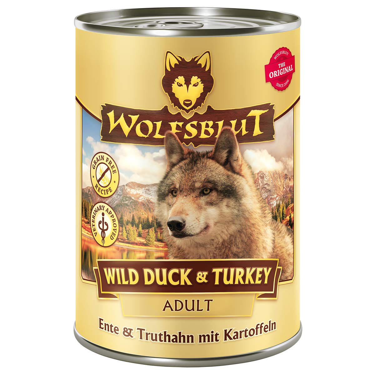 Wolfsblut Wild Duck & Turkey Adult 12x395g von Wolfsblut