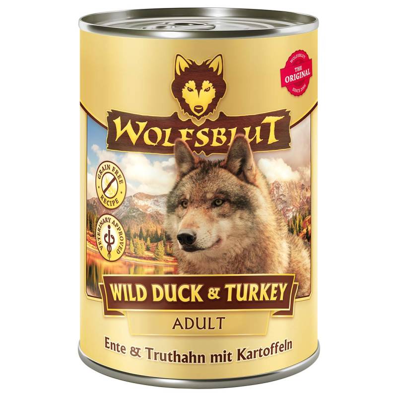Wolfsblut Wild Duck & Turkey Adult 6x395g von Wolfsblut