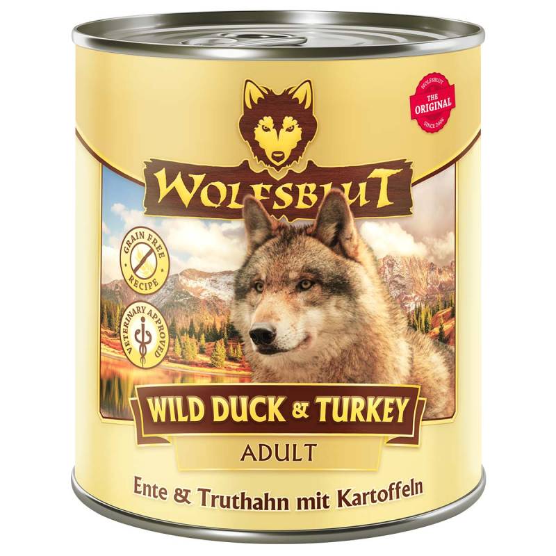 Wolfsblut Wild Duck & Turkey Adult 6x800g von Wolfsblut