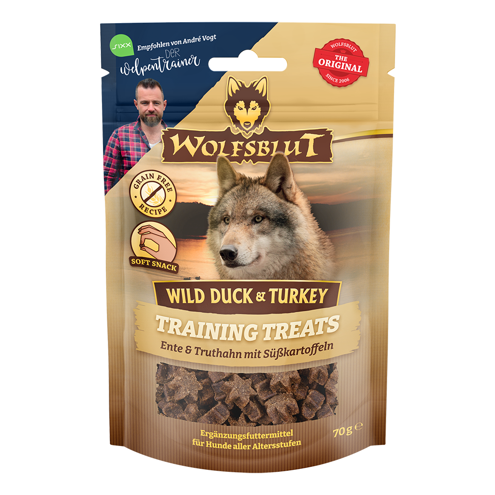 Wolfsblut | Wild Duck & Turkey | Training Treats | 7 x 70 g Wolfsblut | Wild Duck & Turkey | Training Treats | 7 x 70 g von Wolfsblut