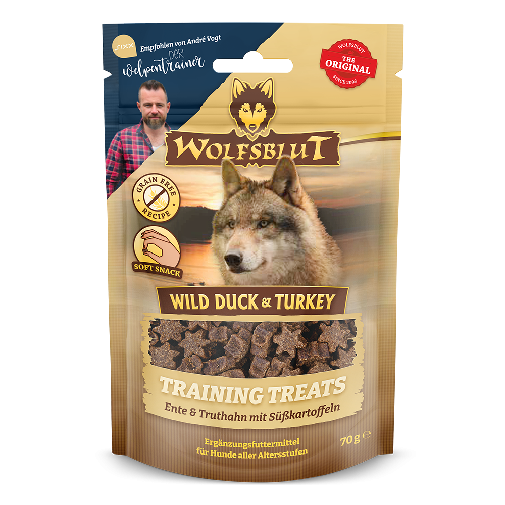 Wolfsblut | Wild Duck & Turkey | Training Treats | 70 g Wolfsblut | Wild Duck & Turkey | Training Treats | 70 g von Wolfsblut