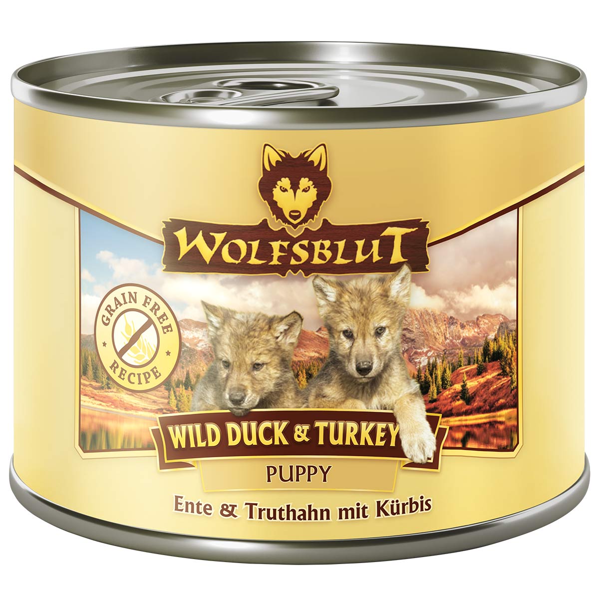 Wolfsblut Wild Duck & Turkey Puppy 24x200g von Wolfsblut
