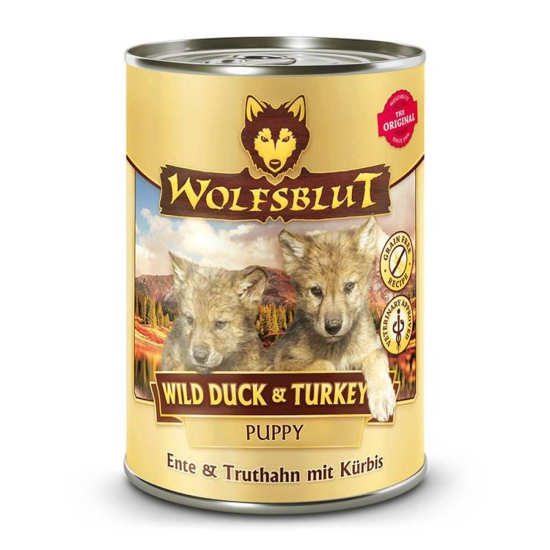 Wolfsblut | Wild Duck & Turkey | Puppy | 30 x 395 g von Wolfsblut