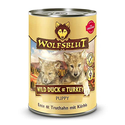 Wolfsblut Wild Duck & Turkey Welpe, 395 g, 6 Stück von Wolfsblut