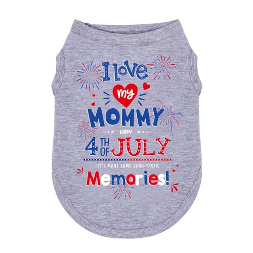 Wollmix Hunde-Outfit für kleine, mittelgroße und große Hunde, patriotischer Unabhängigkeitstag, Rot, Weiß und Blau, 4. Juli, Mädchen, Welpen, Urlaub, T-Shirts mit lustigem Muster, Liebe, Größe M Wollmix Hunde-Outfit für kleine, mittelgroße und große Hunde, patriotischer Unabhängigkeitstag, Rot, Weiß und Blau, 4. Juli, Mädchen, Welpen, Urlaub, T-Shirts mit lustigem Muster, Liebe, Größe M von Wollmix