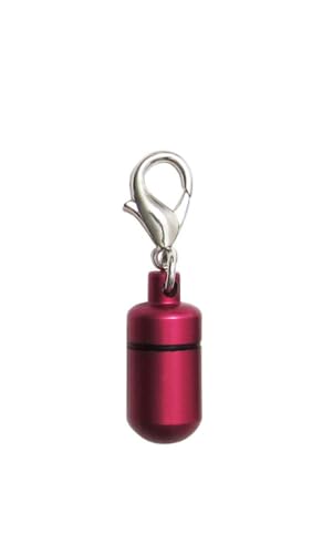 Aluminium-Adresshülse 12mm Ø (rubin) von Wolters Cat & Dog