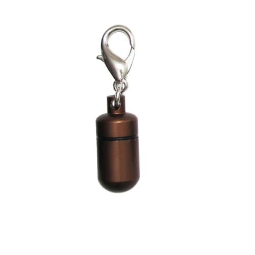 Aluminium Adresshülse 14mm Ø (braun) von Wolters Cat & Dog