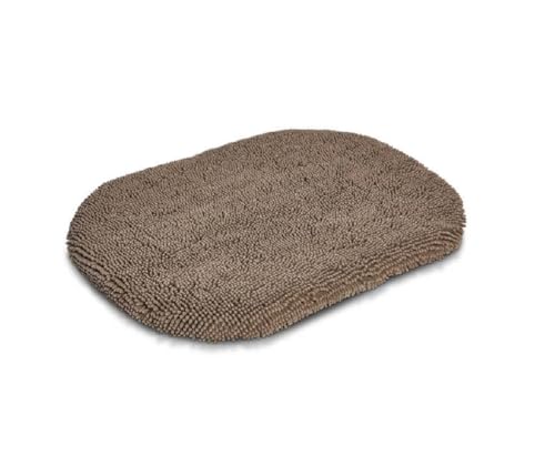Wolters Cleankeeper ovale Matte Hundekissen, Größe:55 x 35 x 3.5 cm, Farbe:warm Grey von Wolters Cat & Dog