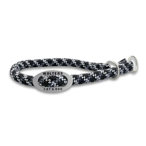 Wolters | Schlupfhalsband Everest reflektierend in Schwarz/Graphit | L 40 - 45 x B 1,3 cm von Wolters Cat & Dog