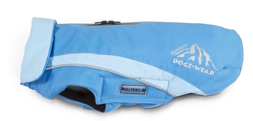 Wolters Skijacke Dogz Wear für Mops & Co., Größe:34 cm, Farbe:Riverside Blue/Sky Blue von Wolters Cat & Dog