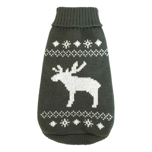 Wolters Strickpullover für Hunde, grau-weiß, 30 cm von Wolters Cat & Dog