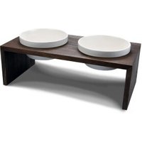 Wolters Gohan Doppelnapf Hundezubehör dunkelbraun M von Wolters