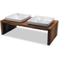 Wolters Meshidai True Doppelnapf Hundezubehör braun M von Wolters