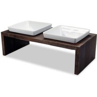 Wolters Meshidai True Doppelnapf Hundezubehör dunkelbraun M von Wolters