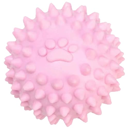 Womsclo Spiky Hundeball, 2,4 Zoll quietschende Bälle für Hunde, interaktive Haustierspielzeugkugeln für das Zahnen Training Womsclo Spiky Hundeball, 2,4 Zoll quietschende Bälle für Hunde, interaktive Haustierspielzeugkugeln für das Zahnen Training von Womsclo