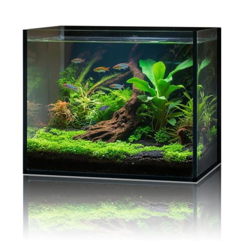 Leeres Glas-Aquarium, 2,6 Liter, ultraklares, randloses Design für Schreibtischbereiche, bereit für individuelle Aquascaping Leeres Glas-Aquarium, 2,6 Liter, ultraklares, randloses Design für Schreibtischbereiche, bereit für individuelle Aquascaping von Wonderfactory
