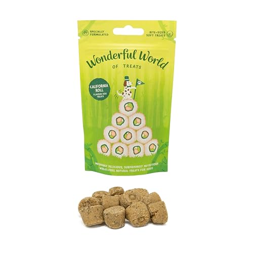 Wonderful World of Treats für Hunde (12 x 50 g, California Roll) von Wonderful World of Treats