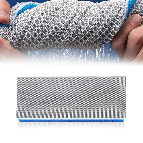 Wondora 8D Filtermatte, Filterwatte Aquarium, Teichfilter Schwämme, Biochemischer Füllstoff Wabenstruktur, Wiederverwendbar, Geeignet für die Reinigung von Aquarien, Koi-teichen, Teichen (50x11cm) von Wondora