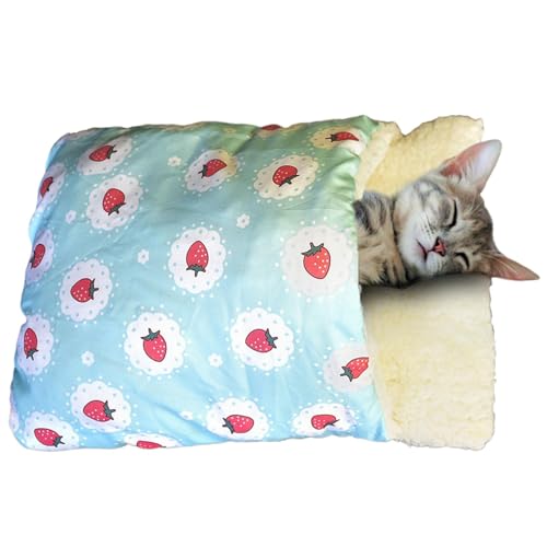 Wonsfuleu Gemütliches Katzenbett, überdachtes Katzenbett - Kuscheliges Plüsch-Katzenbett für den Innenbereich mit Bezug,Umhüllendes Haustierhaus-Nest, halbgeschlossene Pantoffel-Katzenbetthöhle für Wonsfuleu Gemütliches Katzenbett, überdachtes Katzenbett - Kuscheliges Plüsch-Katzenbett für den Innenbereich mit Bezug,Umhüllendes Haustierhaus-Nest, halbgeschlossene Pantoffel-Katzenbetthöhle für von Wonsfuleu