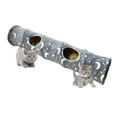 Wonsfuleu Großer Katzentunnel, der im Dunkeln leuchtet, Langer Katzentunnel – unterhaltsames Katzenspielzeug, Katzenspieltunnel, Versteckspiel für Kätzchen zum Nickerchen und Spielen Wonsfuleu Großer Katzentunnel, der im Dunkeln leuchtet, Langer Katzentunnel – unterhaltsames Katzenspielzeug, Katzenspieltunnel, Versteckspiel für Kätzchen zum Nickerchen und Spielen von Wonsfuleu