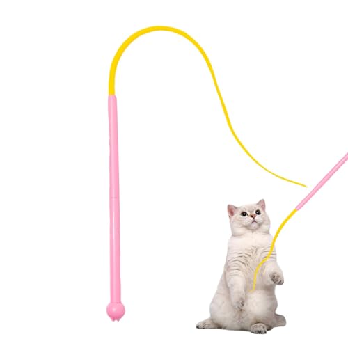 Wonsfuleu Katzen-Teaser-Zauberstab, Katzen-Teaser-Spielzeug | Katzenspielzeug-Stab, Katzen-Stäbchen mit langem Stab,Verschleißfestes Schwanz-Teaser-Spielzeug, interaktives Katzenspielzeug für Wonsfuleu Katzen-Teaser-Zauberstab, Katzen-Teaser-Spielzeug | Katzenspielzeug-Stab, Katzen-Stäbchen mit langem Stab,Verschleißfestes Schwanz-Teaser-Spielzeug, interaktives Katzenspielzeug für von Wonsfuleu