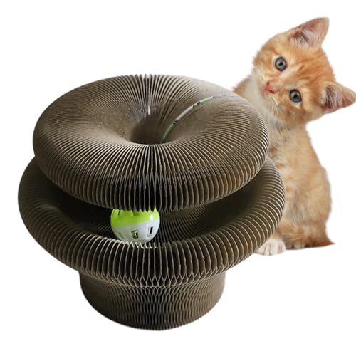 Wonsfuleu Katzenkratzpolster, Cat Croboker Board - Pet Cat Kratzer -Organ interaktiv mit Catnip - Innenkätzchen Unterhaltung Wellblecher Papierblock zur Reduzierung der Langeweile für Schlafzimmer, Wonsfuleu Katzenkratzpolster, Cat Croboker Board - Pet Cat Kratzer -Organ interaktiv mit Catnip - Innenkätzchen Unterhaltung Wellblecher Papierblock zur Reduzierung der Langeweile für Schlafzimmer, von Wonsfuleu