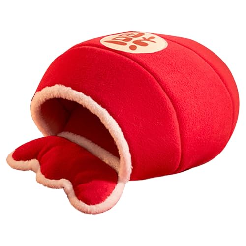 Wonsfuleu Katzenschlafsack,Katzenwinterschlafsack, Chinesisches Neujahr Plüsch-Katzennest-Kuschelsack, Weiche Katzen- und Hundehaustiermatte, Katzenbetten, Möbelboden, rutschfest, für Wonsfuleu Katzenschlafsack,Katzenwinterschlafsack, Chinesisches Neujahr Plüsch-Katzennest-Kuschelsack, Weiche Katzen- und Hundehaustiermatte, Katzenbetten, Möbelboden, rutschfest, für von Wonsfuleu