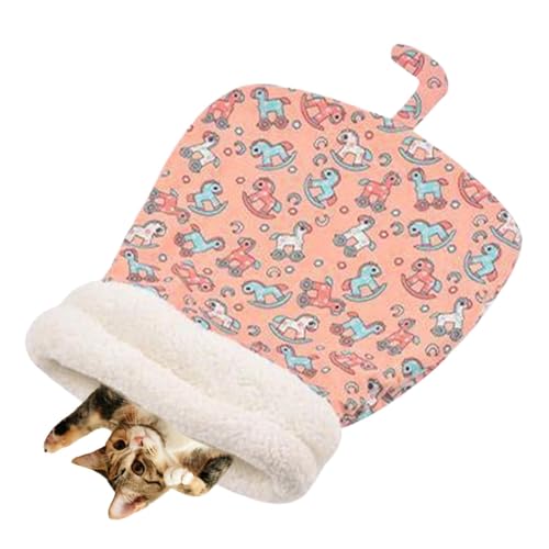Wonsfuleu Wärmendes Kätzchenbett, Katzenbett, Höhlenschlafsack - Sicherheitsschlafbett für Kätzchen,Bequemer Haustier-Kuschelsack, offenes Katzenbett für Katzen, Hunde, Kätzchen, Haustiere Wonsfuleu Wärmendes Kätzchenbett, Katzenbett, Höhlenschlafsack - Sicherheitsschlafbett für Kätzchen,Bequemer Haustier-Kuschelsack, offenes Katzenbett für Katzen, Hunde, Kätzchen, Haustiere von Wonsfuleu