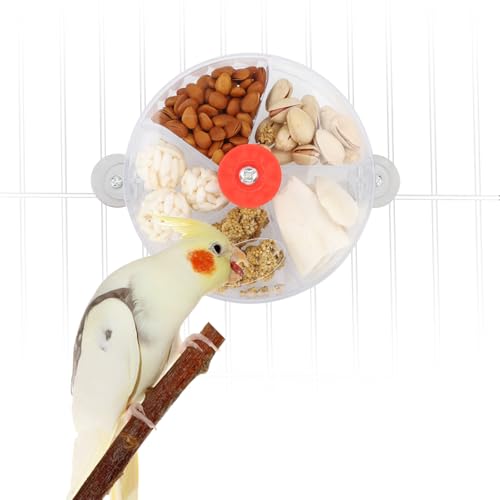 AnCoSoo Kreatives Futtersystem für Vögel, Rad, Samen, Futterball, rotierendes Trainingsspielzeug für kleine und mittelgroße Papageien, Sittiche, Nymphensittiche, Sittiche, Sittiche, Sittiche, AnCoSoo Kreatives Futtersystem für Vögel, Rad, Samen, Futterball, rotierendes Trainingsspielzeug für kleine und mittelgroße Papageien, Sittiche, Nymphensittiche, Sittiche, Sittiche, Sittiche, von Wontee