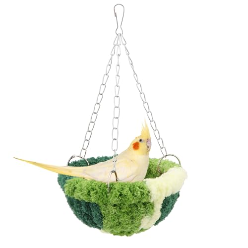 Wontee Vogelnest Bett Papagei Hängeschaukel Hängematte Vogelkäfig Haus für Wellensittiche Sittiche Nymphensittiche Nymphensittiche Sittiche Sittiche Lovebirds Con Wontee Vogelnest Bett Papagei Hängeschaukel Hängematte Vogelkäfig Haus für Wellensittiche Sittiche Nymphensittiche Nymphensittiche Sittiche Sittiche Lovebirds Con von Wontee