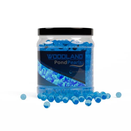 Woodland® Pond Pearls Teich Starterbakterien für Gartenteich, Teichbakterien Starter Made in Germany, Teichfilterbakterien Gelkugeln zur Teichpflege, Filterstarterbakterien (1000 ml) von Woodland