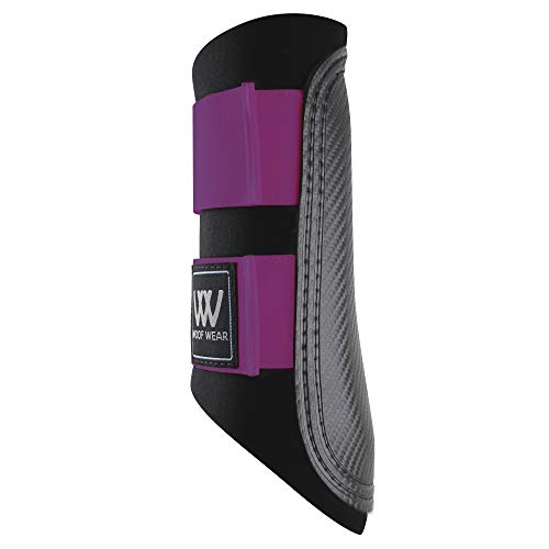 Woof Wear Club Brushing Boot Large Black Ultra Violet von Woof Wear