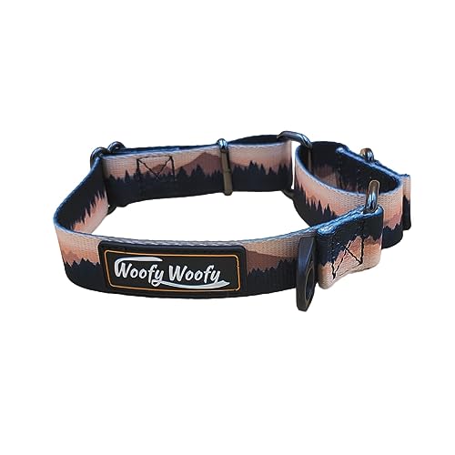 Woofy Woofy Martingale Hundehalsband ohne Schnalle, ausbruchsicher, Sicherheitstraining, Hundehalsband, Walddruck, Sonnenuntergang, Dämmerung, für große Hunde, Größe L, Breite 2,5 cm, Länge 17-26 Woofy Woofy Martingale Hundehalsband ohne Schnalle, ausbruchsicher, Sicherheitstraining, Hundehalsband, Walddruck, Sonnenuntergang, Dämmerung, für große Hunde, Größe L, Breite 2,5 cm, Länge 17-26 von Woofy Woofy