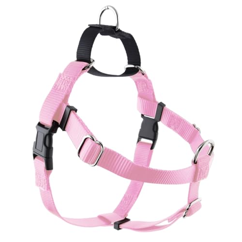 Woofyland Freedom Hundegeschirr gegen Ziehen, verstellbar und sanft, bequeme Kontrolle für einfaches Gassigehen, für kleine, mittelgroße und große Hunde, hergestellt in den USA, Rosa, Größe XS Woofyland Freedom Hundegeschirr gegen Ziehen, verstellbar und sanft, bequeme Kontrolle für einfaches Gassigehen, für kleine, mittelgroße und große Hunde, hergestellt in den USA, Rosa, Größe XS von Woofyland