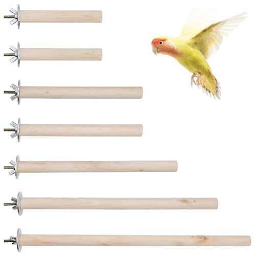 Woohome 7 Stück Natur Sitzstangen Vögel, Natürlicher Sitzstangen für Vögel Holz, Sitzstangen Vögel, Vögel Spielzeug Vogel Papagei Schaukel Spielzeug Woohome 7 Stück Natur Sitzstangen Vögel, Natürlicher Sitzstangen für Vögel Holz, Sitzstangen Vögel, Vögel Spielzeug Vogel Papagei Schaukel Spielzeug von Woohome