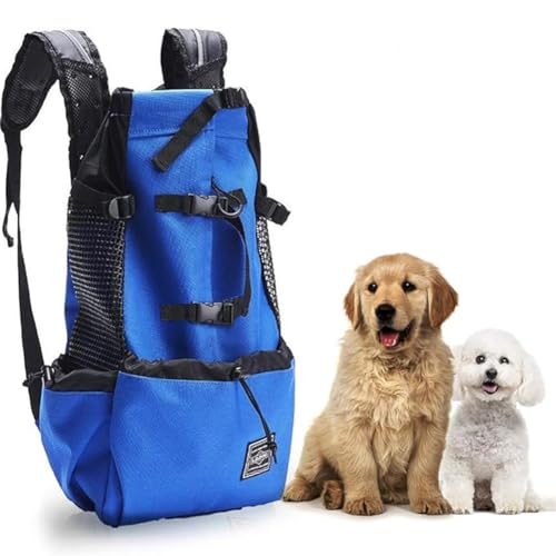 Woolala Leichter Haustier-Tragerucksack für kleine und mittelgroße Hunde, tierärztlich zugelassen, sichere Tasche für Reisen, einfach mitzunehmen, platzsparend, Blau, Größe XL Woolala Leichter Haustier-Tragerucksack für kleine und mittelgroße Hunde, tierärztlich zugelassen, sichere Tasche für Reisen, einfach mitzunehmen, platzsparend, Blau, Größe XL von Woolala
