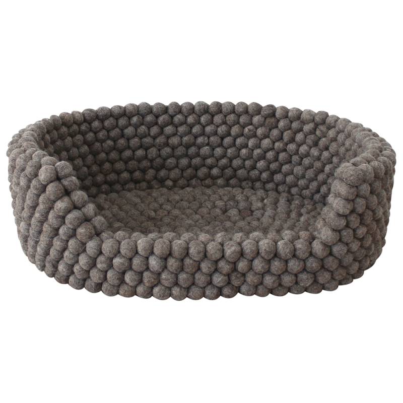 WOOLDOT Hundebett Pet Basket braun, Gr. S, Maße: ca. 40 x 25 cm von Wooldot