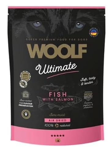 Halbfeuchtes Hundefutter, Fisch, Erwachsene, 85 % Fleisch, weiche Textur, hohe Schmackhaftigkeit, glutenfrei, vollständige Ernährung, Senioren, begrenzte Zutaten, ausgewogenes Rezept, Format 1 kg Halbfeuchtes Hundefutter, Fisch, Erwachsene, 85 % Fleisch, weiche Textur, hohe Schmackhaftigkeit, glutenfrei, vollständige Ernährung, Senioren, begrenzte Zutaten, ausgewogenes Rezept, Format 1 kg von Woolf