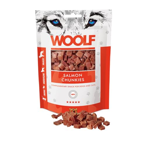 Woolf Lachs Chunkies (Lachs, 1 x 100g) von Woolf