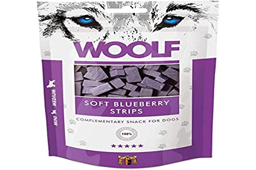 Woolf, Soft Blueberry Strips, 100 g (1er Pack) von Woolf